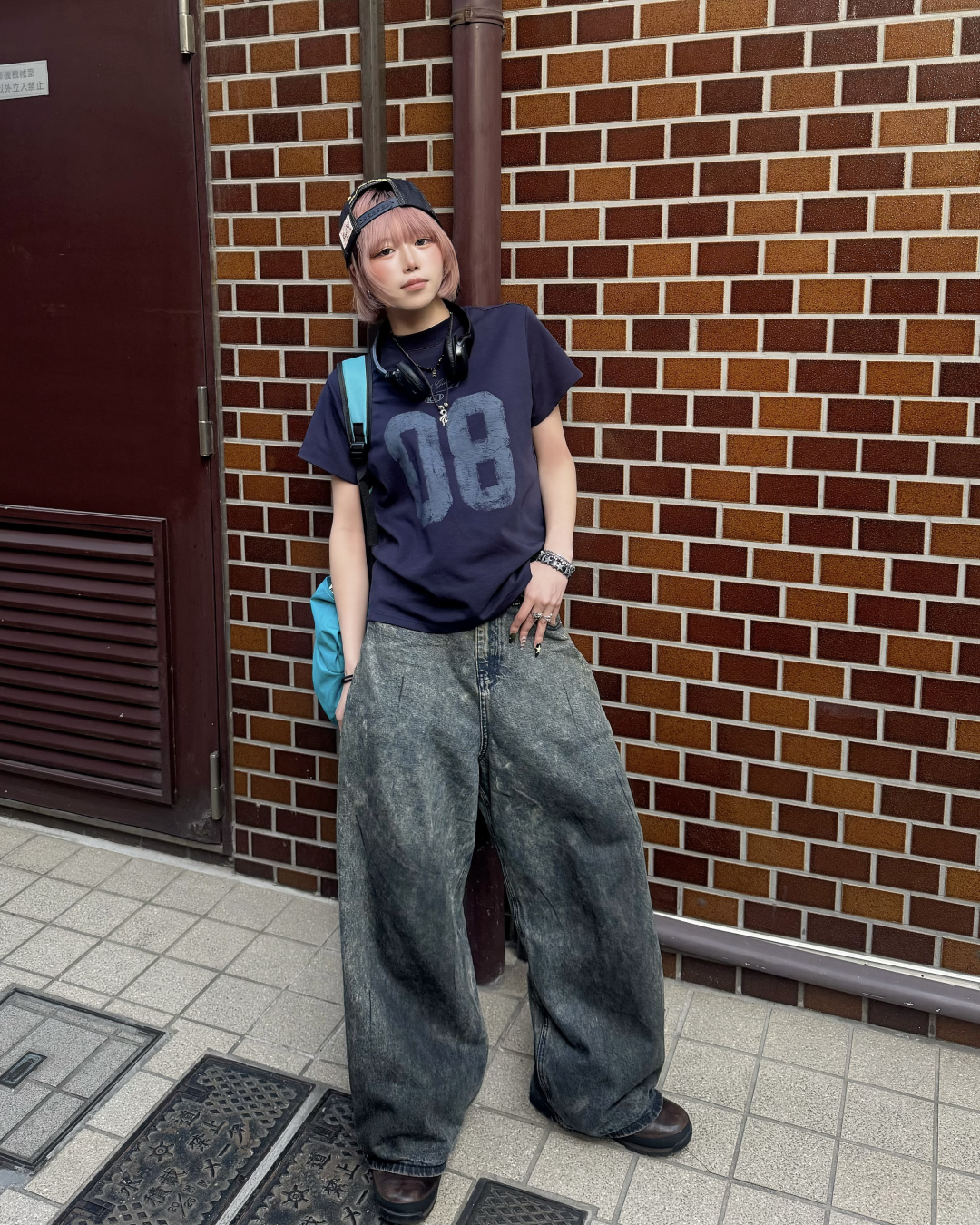 スリムフィットナンバーTシャツ KM7151