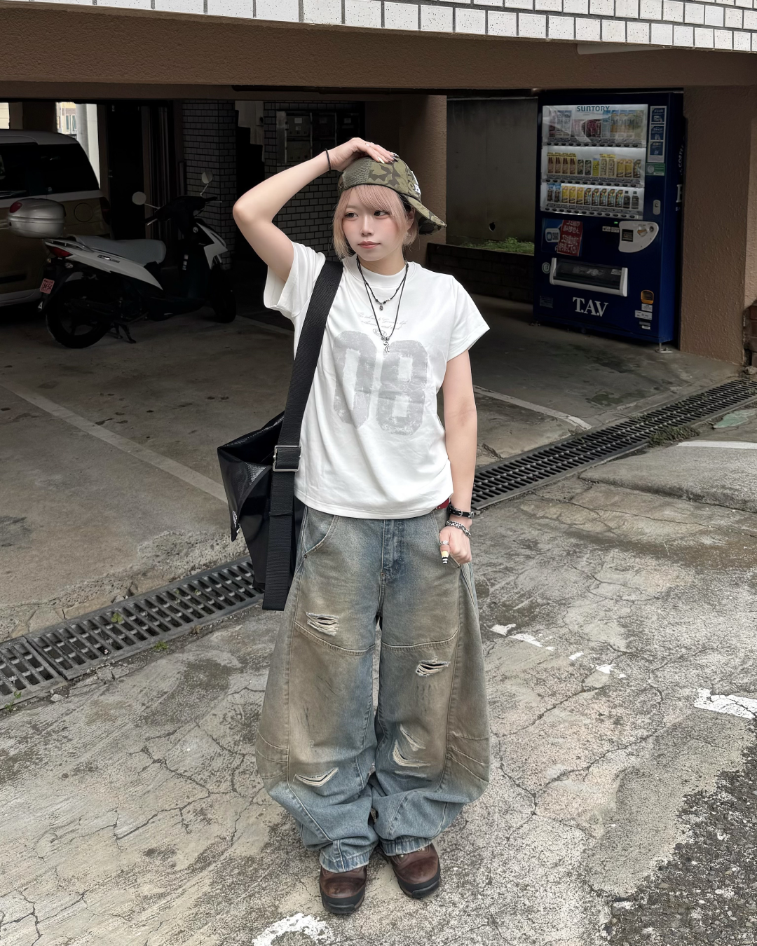 スリムフィットナンバーTシャツ KM7151