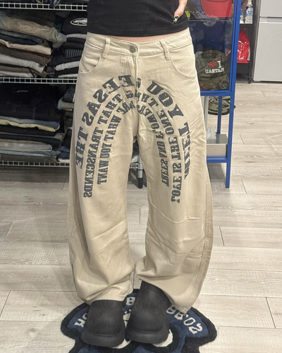 アーチロゴワイドパンツ KM7164