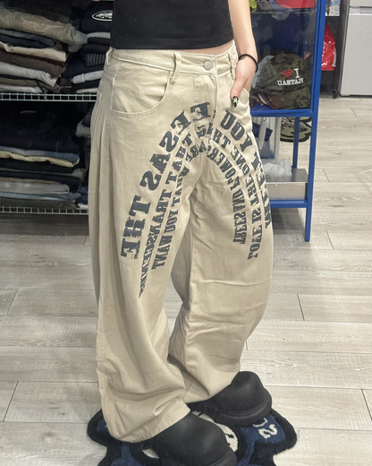 アーチロゴワイドパンツ KM7164