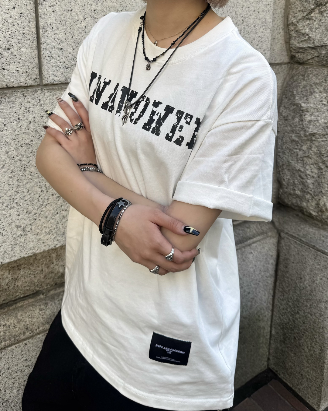 アメリカングラフィックTシャツ KM7171