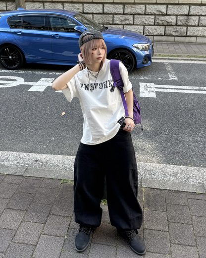 カーブデニムパンツ KM7176