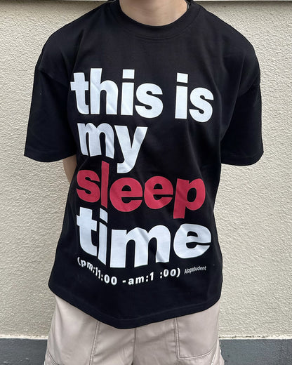 メッセージグラフィックオーバーサイズTシャツ KM7195