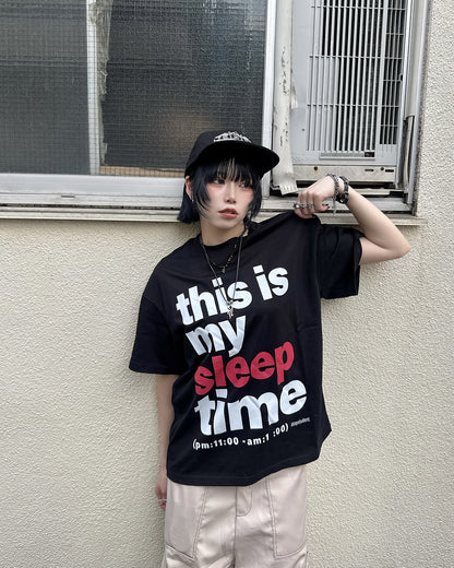 メッセージグラフィックオーバーサイズTシャツ KM7195