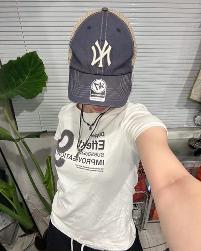 ドットグラフィックロゴTシャツ KM7196