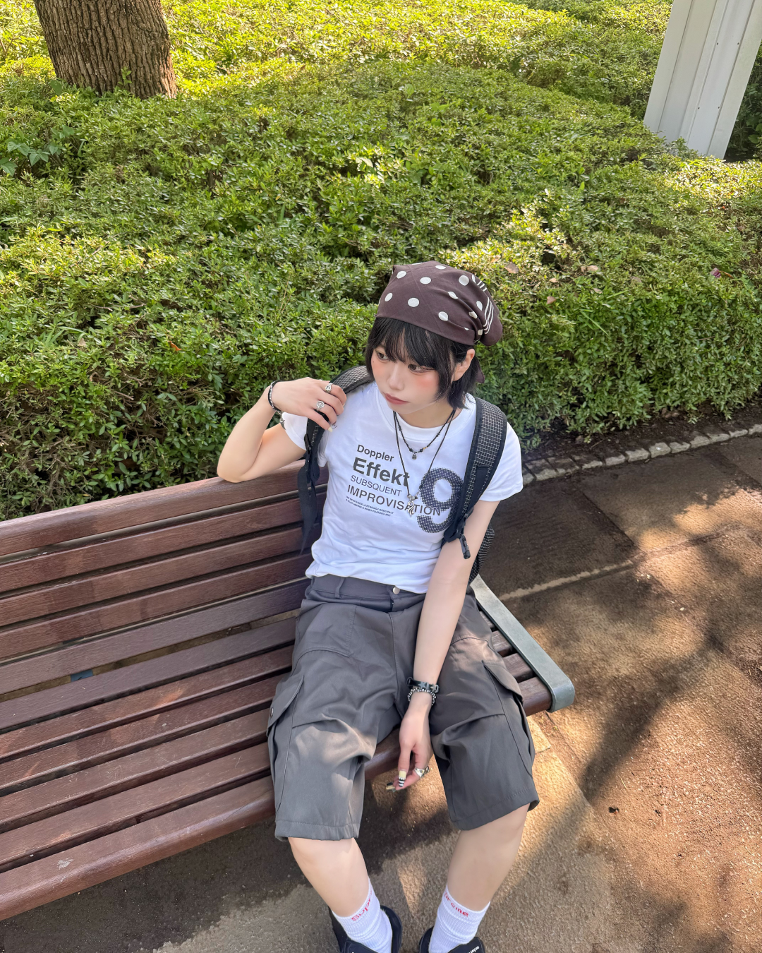 ドットグラフィックロゴTシャツ KM7196