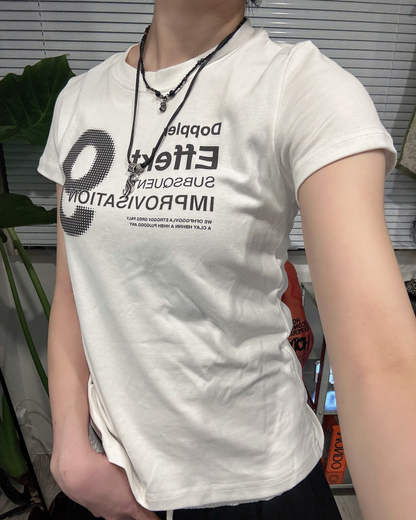 ドットグラフィックロゴTシャツ KM7196
