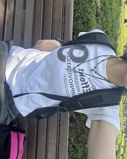 ドットグラフィックロゴTシャツ KM7196