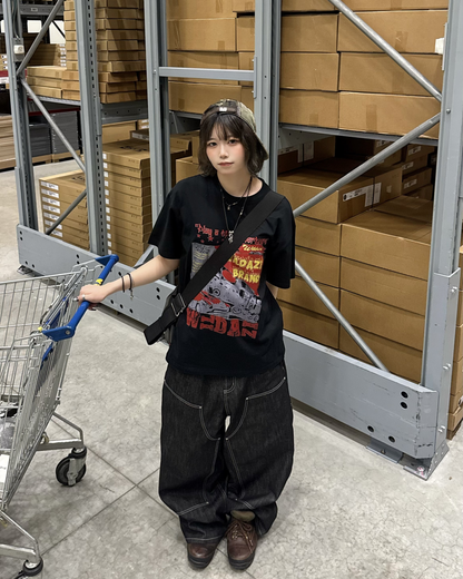 フロントプリントTシャツ KM7198