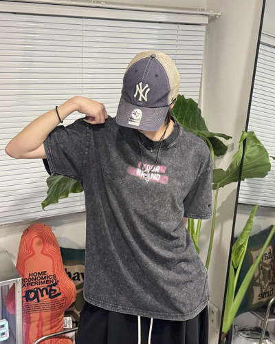 ペイントグラフィックTシャツ KM7203