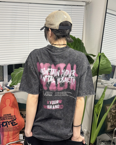 ペイントグラフィックTシャツ KM7203