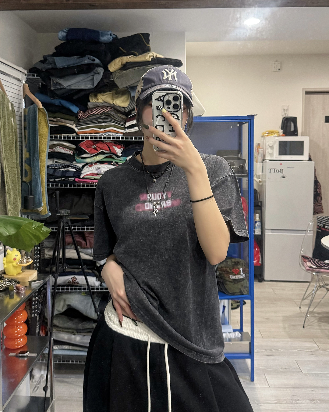 ペイントグラフィックTシャツ KM7203