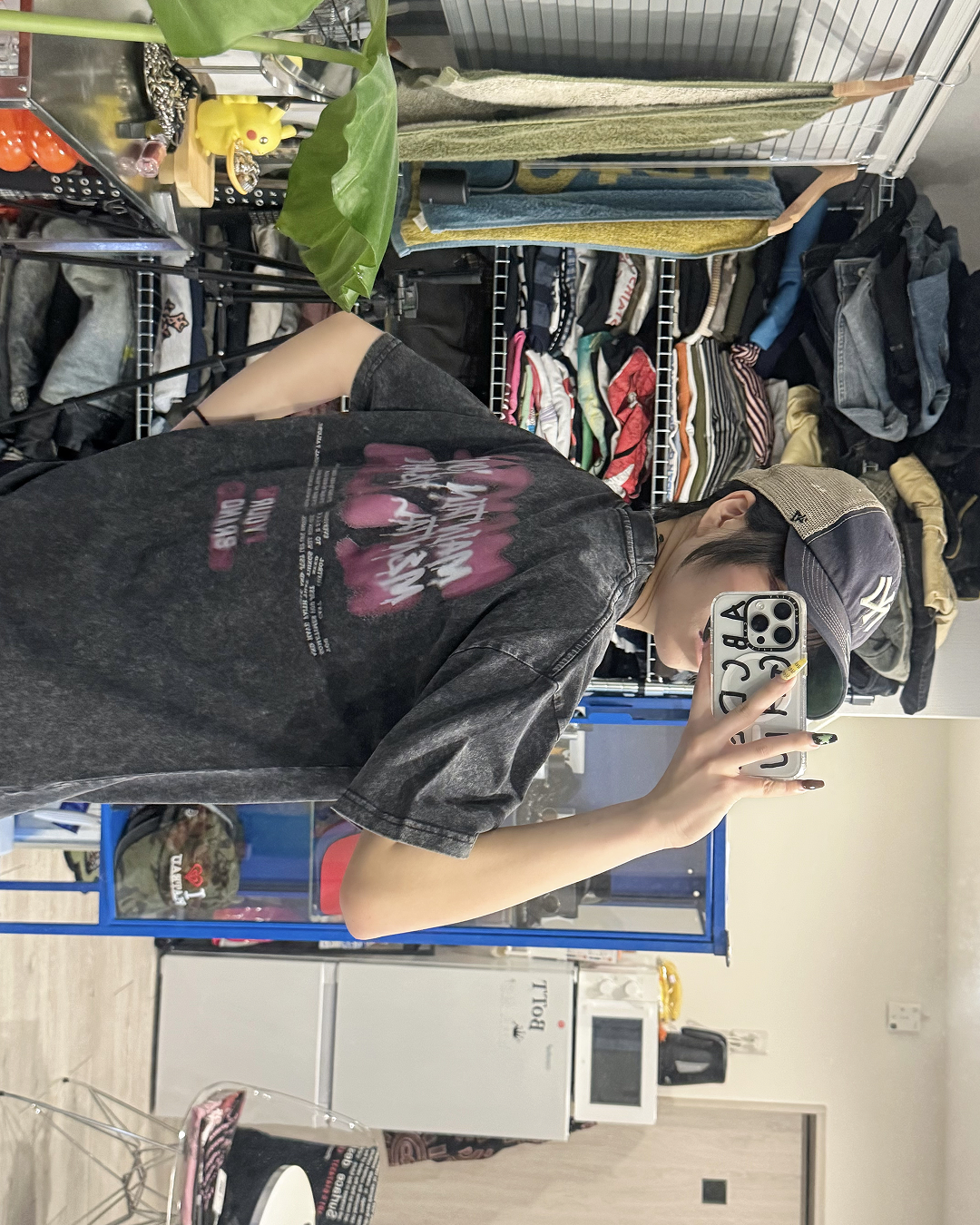 ペイントグラフィックTシャツ KM7203