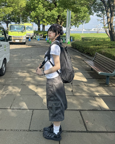 ワイドカーゴハーフパンツ KM7218