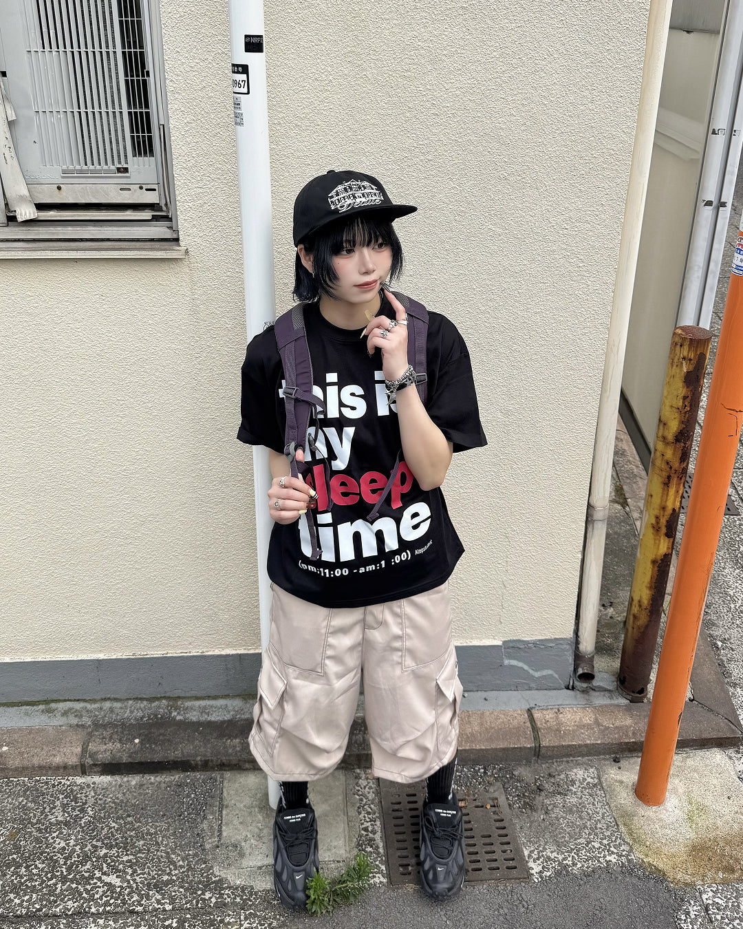 ワイドカーゴハーフパンツ KM7218