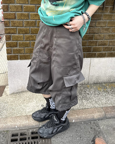 ワイドカーゴハーフパンツ KM7218