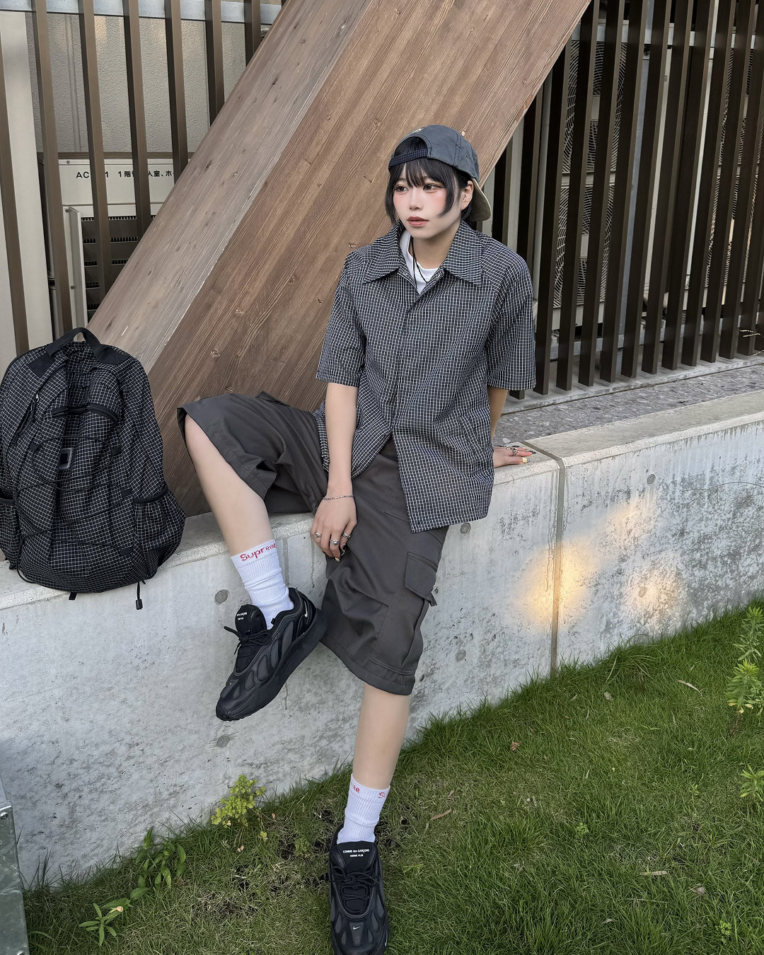 パンツ yo ワイドカーゴハーフパンツ KM7218 – YOLO（ヨロ）｜ファッション通販