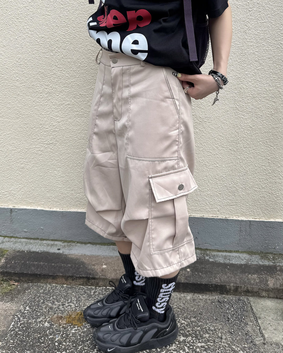 ワイドカーゴハーフパンツ KM7218 – YOLO（ヨロ）｜ファッション通販