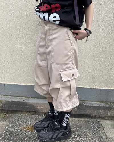 ワイドカーゴハーフパンツ KM7218