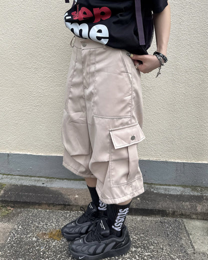 ワイドカーゴハーフパンツ KM7218