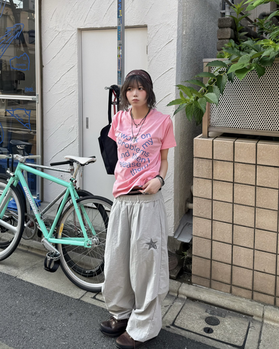 ダブルウエストワイドレッグパンツ KM7228
