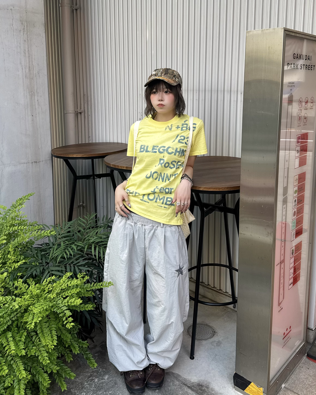 ダブルウエストワイドレッグパンツ KM7228