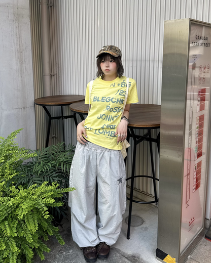 ダブルウエストワイドレッグパンツ KM7228