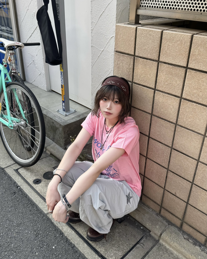 ダブルウエストワイドレッグパンツ KM7228