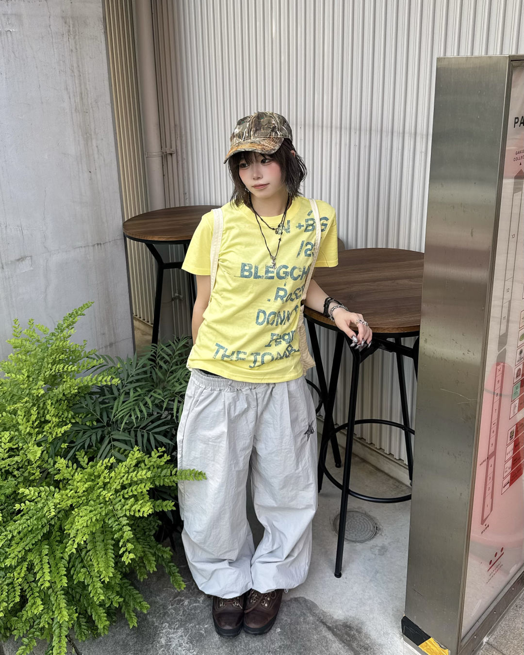 ダブルウエストワイドレッグパンツ KM7228
