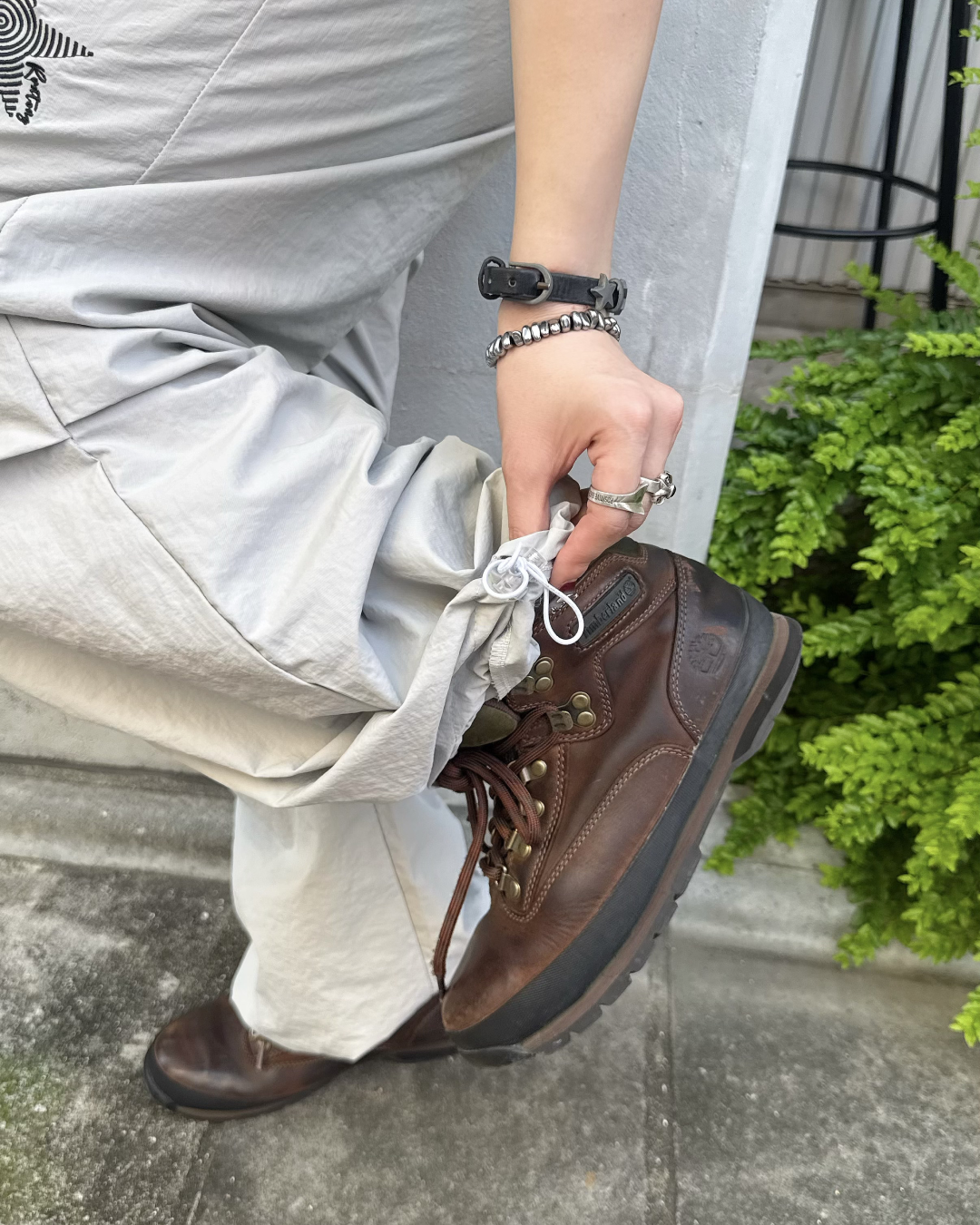 ダブルウエストワイドレッグパンツ KM7228