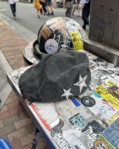 スターワッペンフラットキャップ KM7247