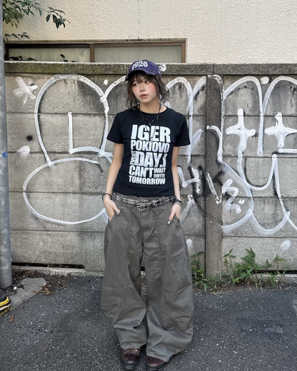 フロントビッグプリントTシャツ KM7249