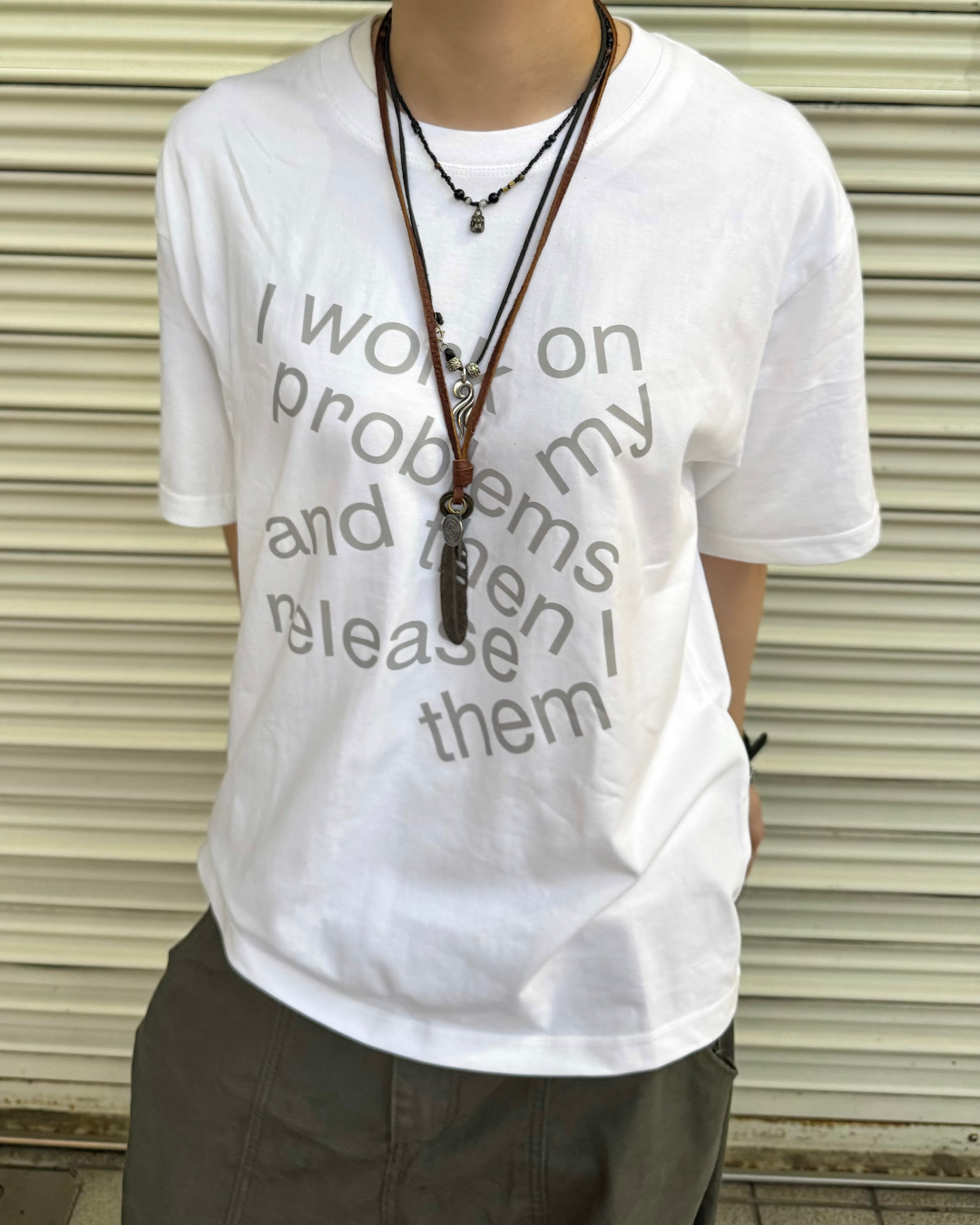 プリントカラーTシャツ KM7251