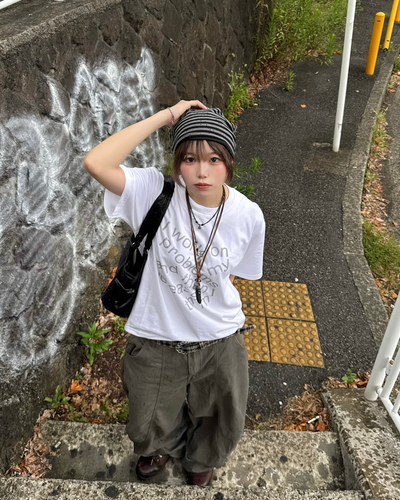 プリントカラーTシャツ KM7251