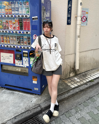 ボーダーショートパンツ KM7262