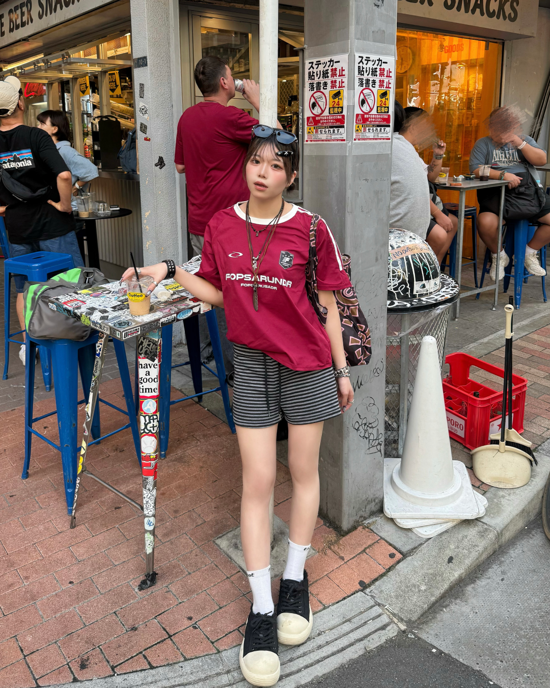 ボーダーショートパンツ KM7262