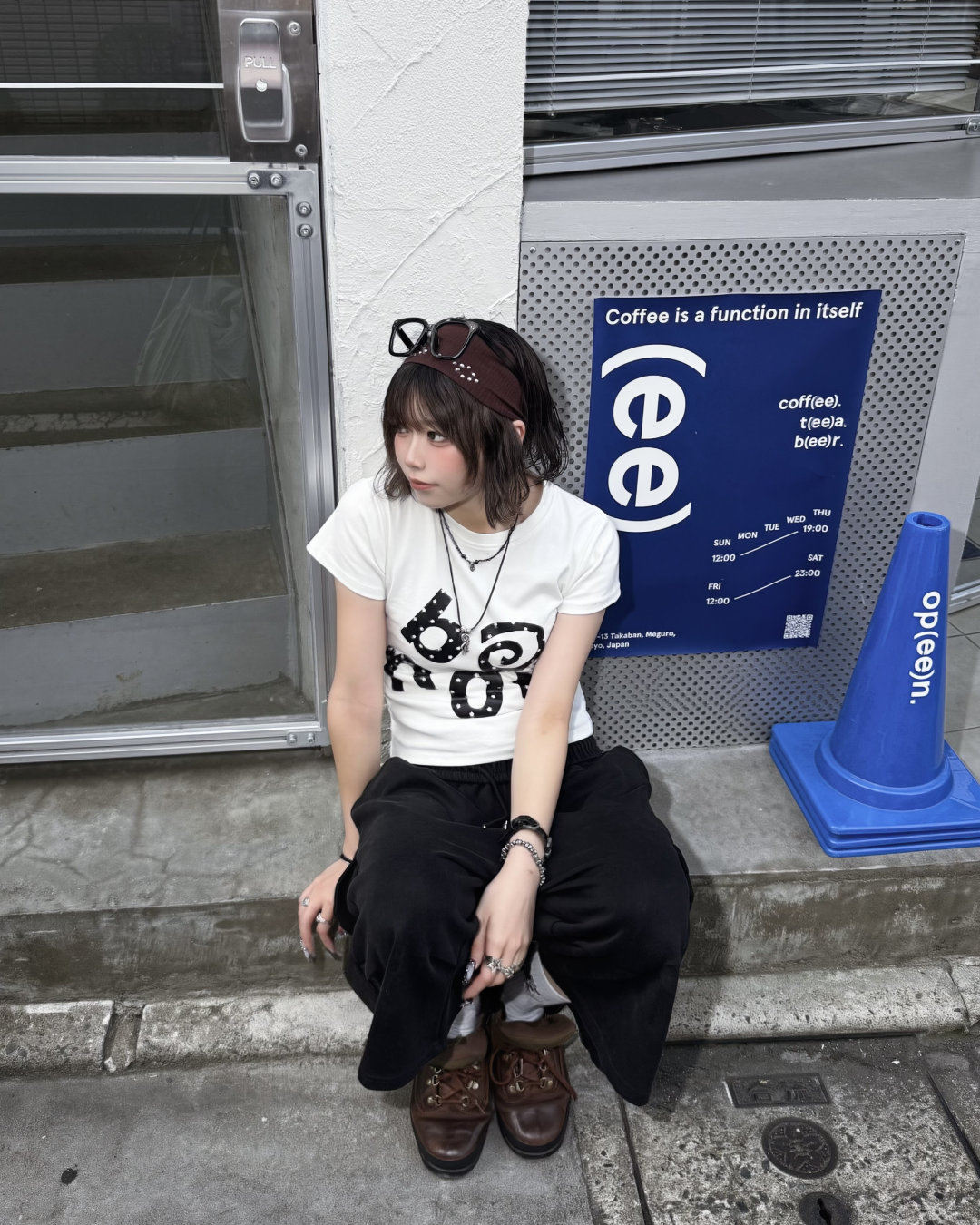 ドットロゴクルーネックTシャツ KM7263