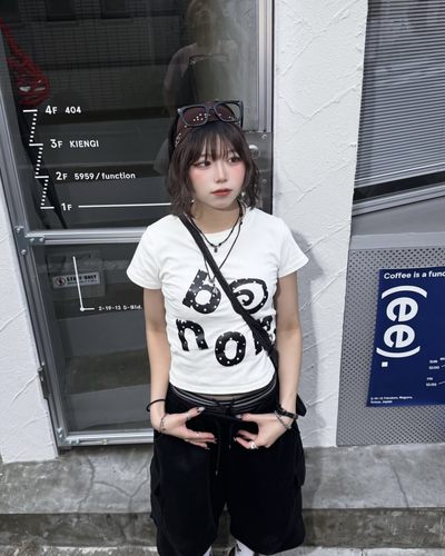 ドットロゴクルーネックTシャツ KM7263