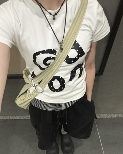 ドットロゴクルーネックTシャツ KM7263