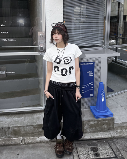 ドットロゴクルーネックTシャツ KM7263