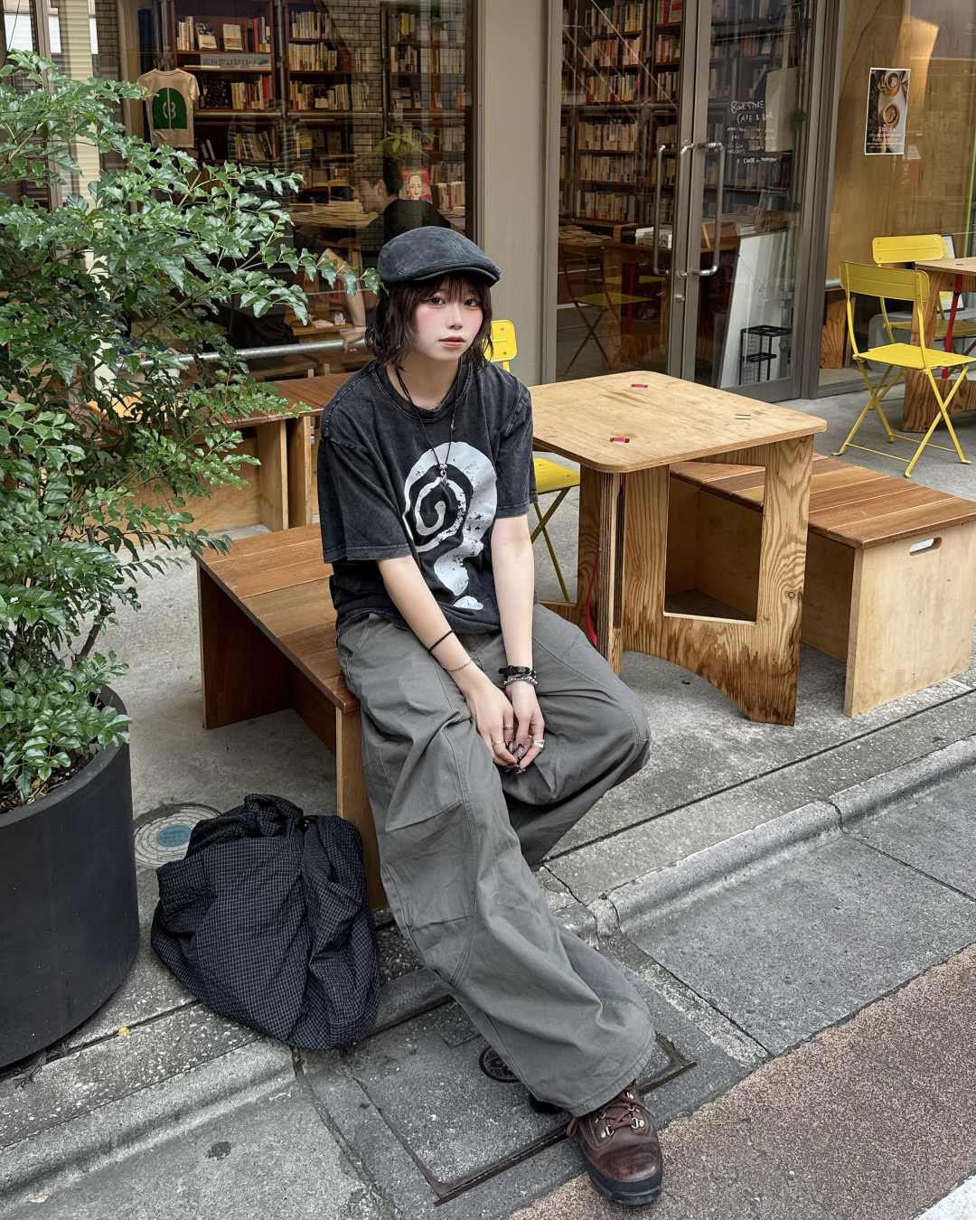 クエスチョンプリントTシャツ KM7271