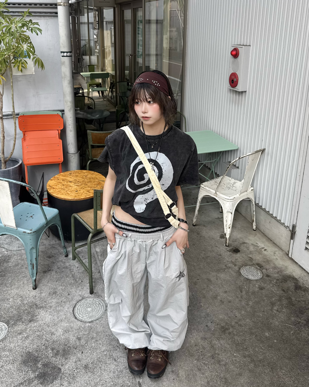 クエスチョンプリントTシャツ KM7271