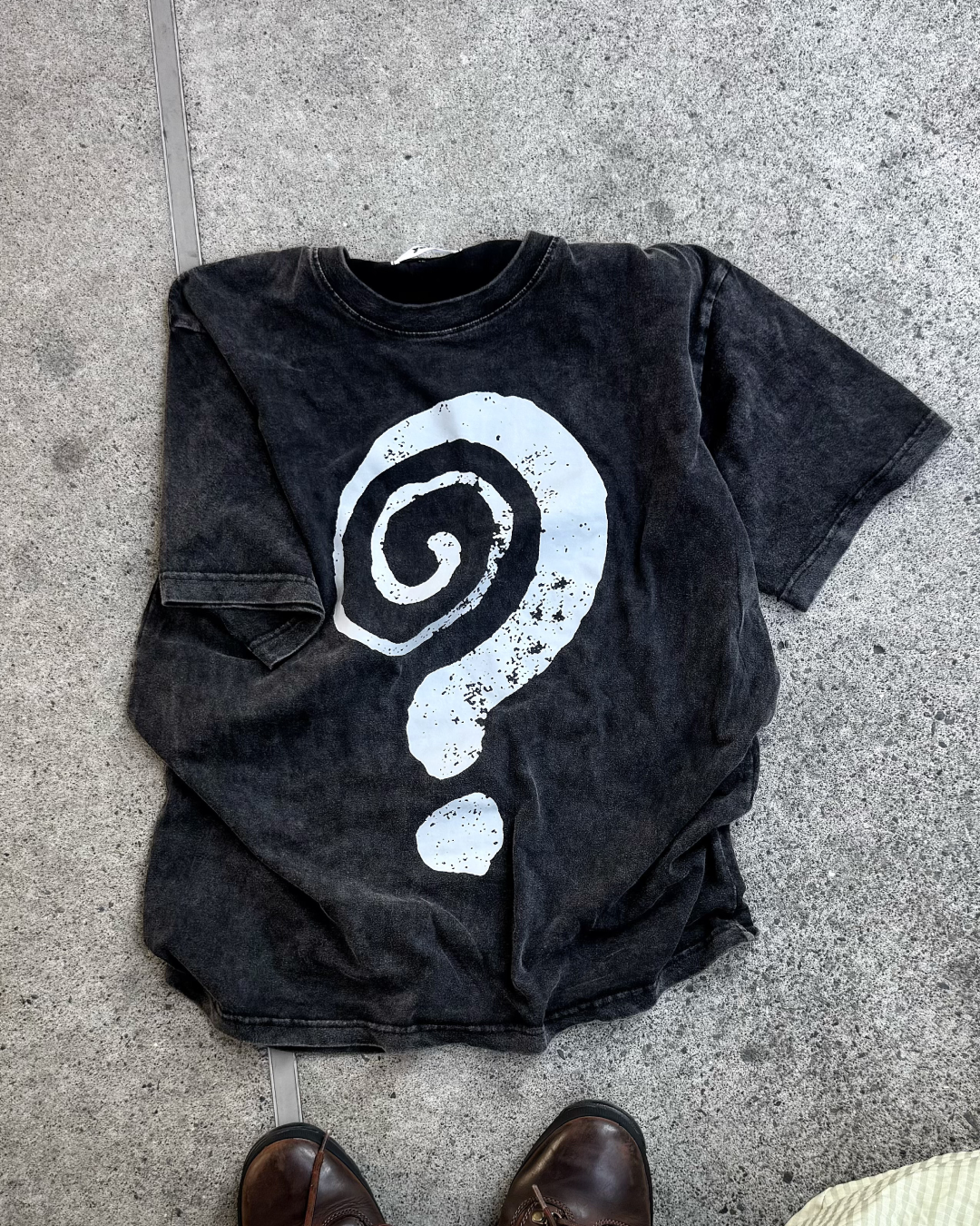 クエスチョンプリントTシャツ KM7271