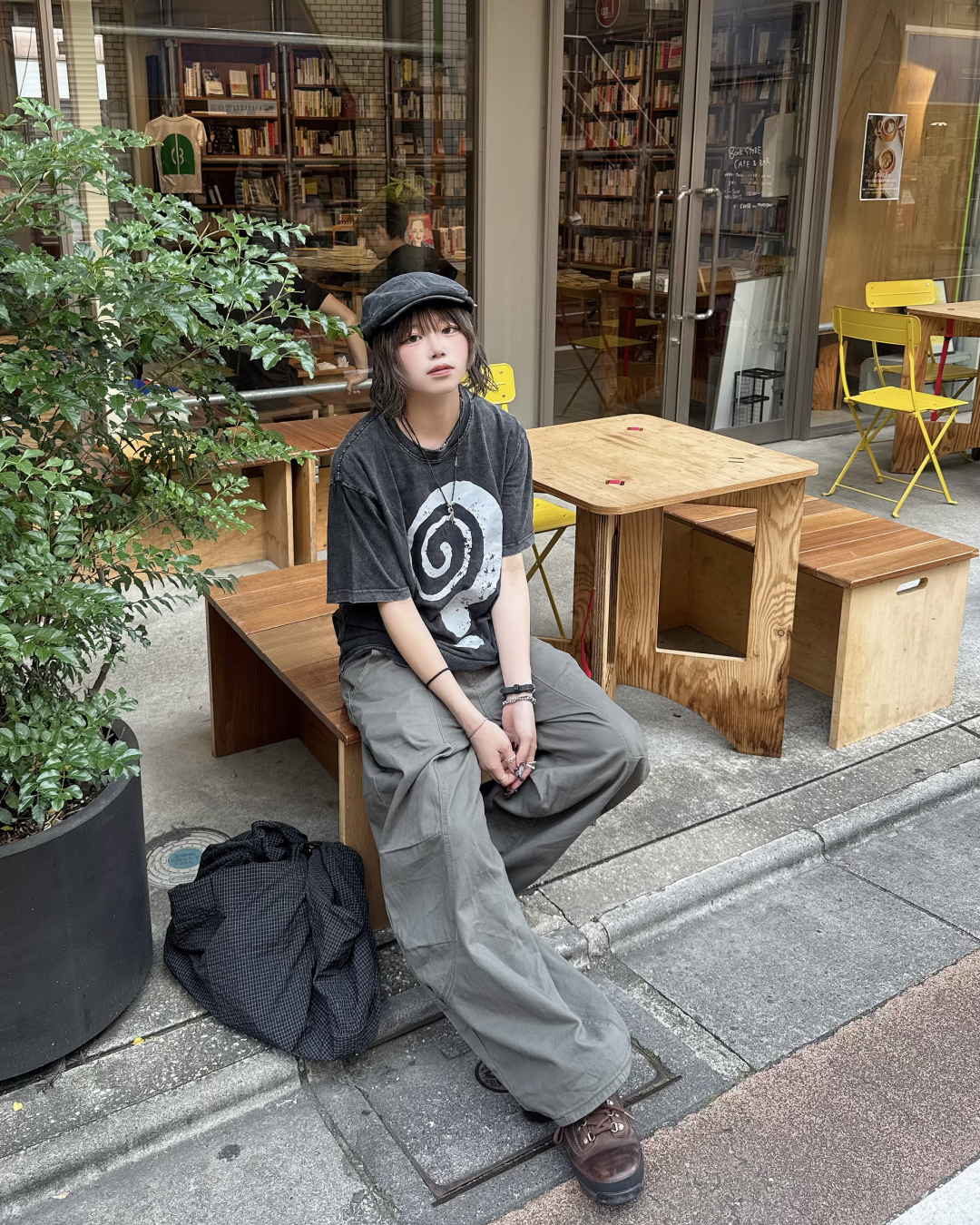 クエスチョンプリントTシャツ KM7271