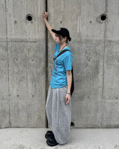 スパイラルデザインTシャツ KM7272