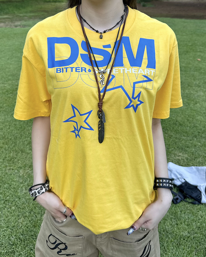 ネオンカラーグラフィックオーバーTシャツ KM7303