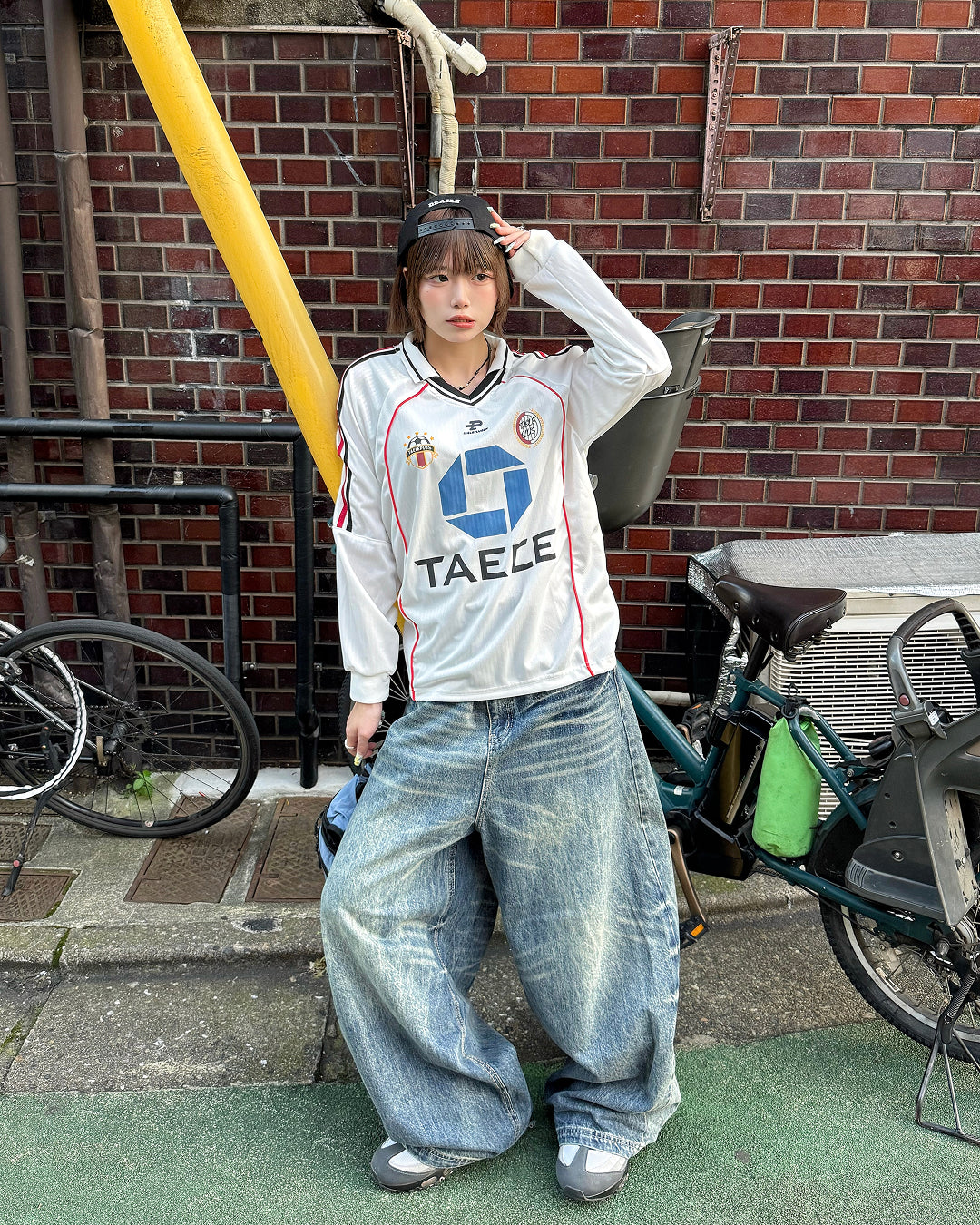ロゴゲームシャツロンT KM7366