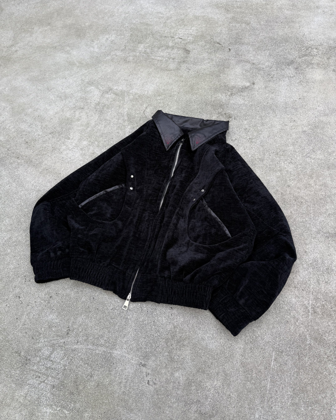 スエードジップブルゾン KN0029