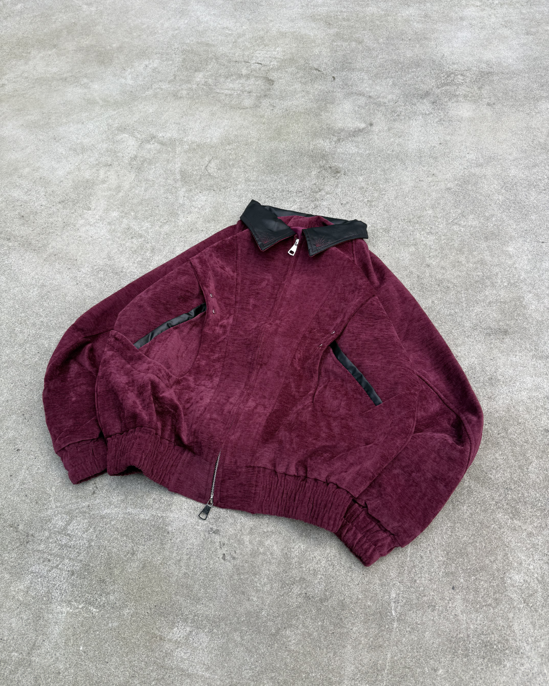 スエードジップブルゾン KN0029