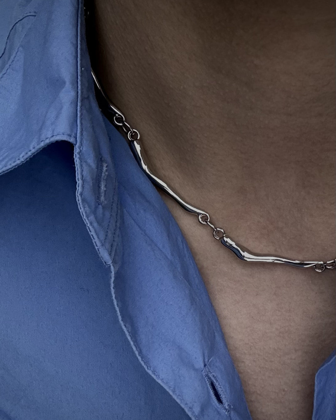 クラビクルツイストネックレスKN0084